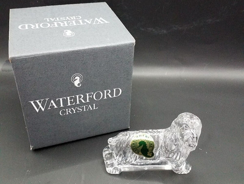 New waterford crystal cocker - new,