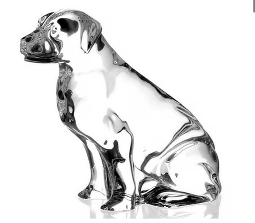 Vtg waterford crystal labrador - waterford,